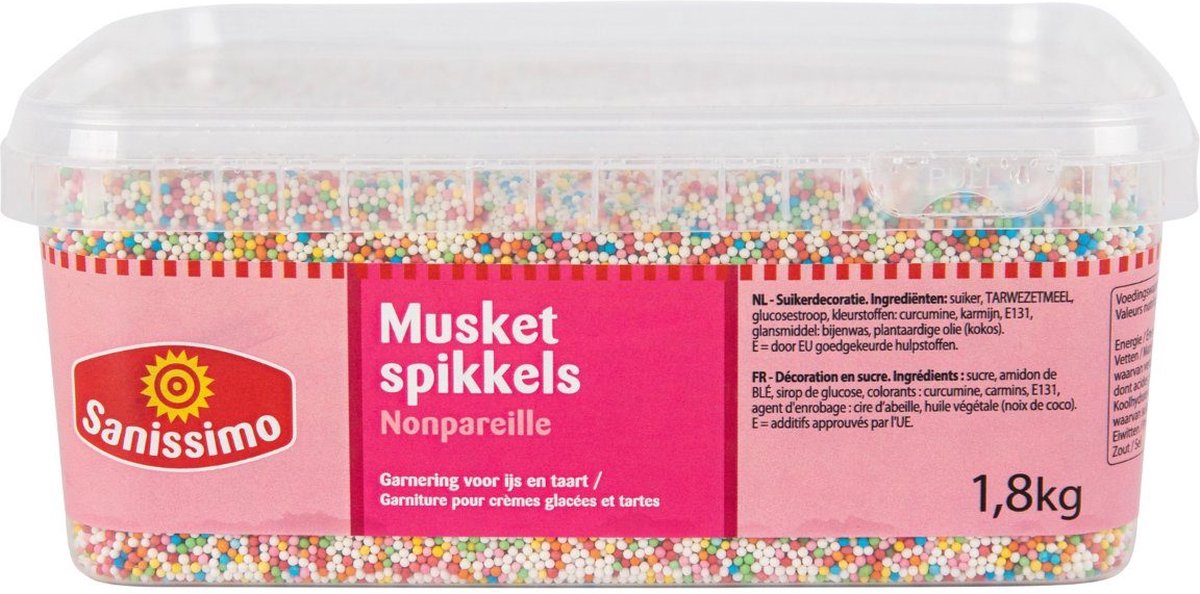 Sanissimo | discodip | spikkels | 1800gr | versiering |